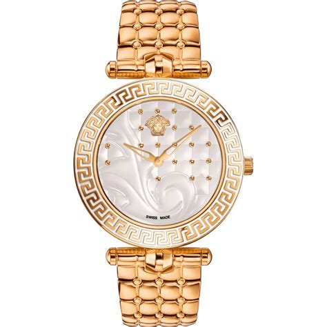 versace vanitas studded watch rosegold new|Versace Vanitas VK724 0015 Watch .